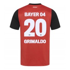 Bayer Leverkusen Alejandro Grimaldo #20 Hjemmedrakt 2024-25 Kortermet